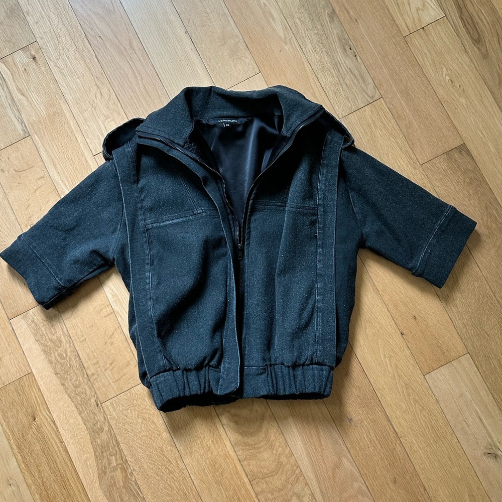 EUC- Lorena Saravia cropped jacket, sz XS